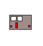 カクカクくん（個別スタンプ：3）