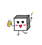 四角さん ③（個別スタンプ：14）