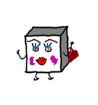 四角さん ③（個別スタンプ：35）