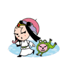 ナギナミさんとイナバくん（個別スタンプ：6）