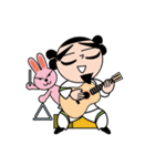 ナギナミさんとイナバくん（個別スタンプ：8）