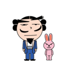 ナギナミさんとイナバくん（個別スタンプ：9）