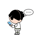 ナギナミさんとイナバくん（個別スタンプ：10）