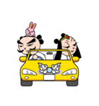 ナギナミさんとイナバくん（個別スタンプ：34）