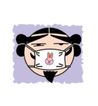 ナギナミさんとイナバくん（個別スタンプ：38）