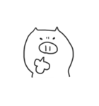 ゆるゆるのブタさん（個別スタンプ：22）