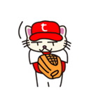 ねこプロ野球・猫島キャッツ（個別スタンプ：38）