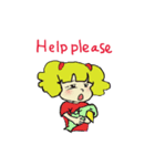 Curious, precocious Lillian's diary.（個別スタンプ：32）