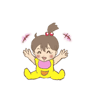 可愛い私の赤ちゃん、女の子ver（個別スタンプ：1）