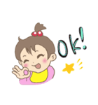 可愛い私の赤ちゃん、女の子ver（個別スタンプ：14）