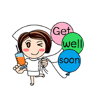 Nan is a nurse Part.1 (Eng.)（個別スタンプ：16）