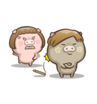 Fat pig couple（個別スタンプ：13）