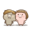 Fat pig couple（個別スタンプ：14）