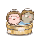 Fat pig couple（個別スタンプ：16）