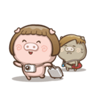 Fat pig couple（個別スタンプ：17）