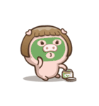 Fat pig couple（個別スタンプ：31）