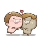 Fat pig couple（個別スタンプ：39）