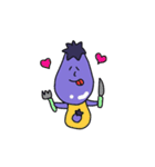 はじめまして、なすびです。（個別スタンプ：1）