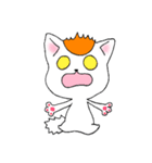 オレンジとハチワレ（個別スタンプ：7）
