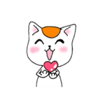 オレンジとハチワレ（個別スタンプ：9）