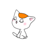 オレンジとハチワレ（個別スタンプ：11）