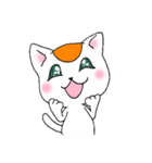 オレンジとハチワレ（個別スタンプ：15）