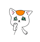 オレンジとハチワレ（個別スタンプ：21）
