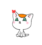 オレンジとハチワレ（個別スタンプ：31）
