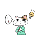 無言で訴える猫（個別スタンプ：25）