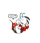 シロの子とクロの子（個別スタンプ：35）