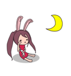 Little rabbit girl（個別スタンプ：11）