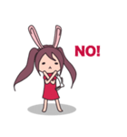 Little rabbit girl（個別スタンプ：15）