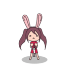 Little rabbit girl（個別スタンプ：23）