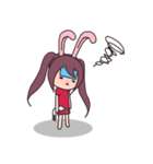 Little rabbit girl（個別スタンプ：30）