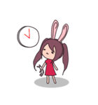 Little rabbit girl（個別スタンプ：31）