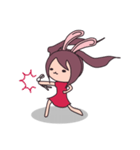 Little rabbit girl（個別スタンプ：39）