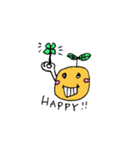 ハッピーオレンジ（個別スタンプ：14）