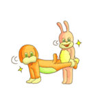 KIGURUMI - Rabbit ＆ Dog -（個別スタンプ：33）