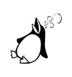 モノクロペンギン（個別スタンプ：33）