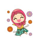 Dinda, funny girl with pretty hijab（個別スタンプ：2）