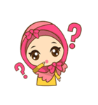 Dinda, funny girl with pretty hijab（個別スタンプ：3）