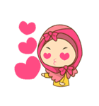 Dinda, funny girl with pretty hijab（個別スタンプ：16）