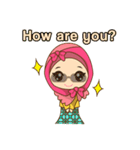 Dinda, funny girl with pretty hijab（個別スタンプ：18）