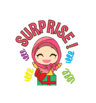 Dinda, funny girl with pretty hijab（個別スタンプ：23）