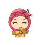 Dinda, funny girl with pretty hijab（個別スタンプ：25）