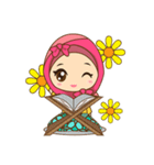 Dinda, funny girl with pretty hijab（個別スタンプ：37）