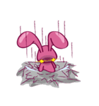 Come make friends with Cry B rabbit！！！（個別スタンプ：26）