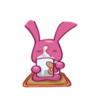 Come make friends with Cry B rabbit！！！（個別スタンプ：34）