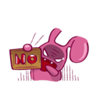 Come make friends with Cry B rabbit！！！（個別スタンプ：35）