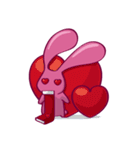 Come make friends with Cry B rabbit！！！（個別スタンプ：37）